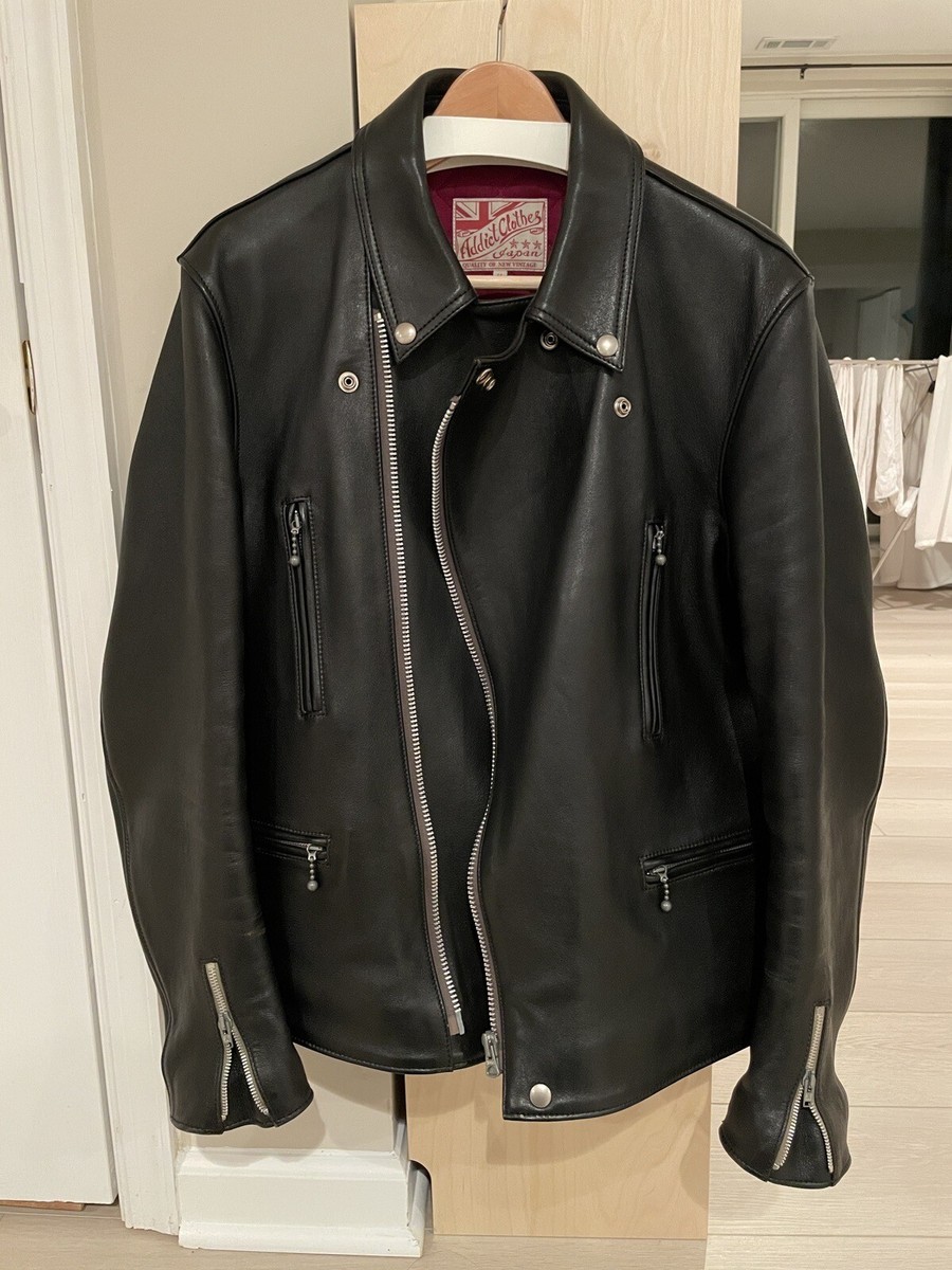 Addict Clothes Japan AD-02L DOUBLE RIDERS JACKET (LONG TYPE