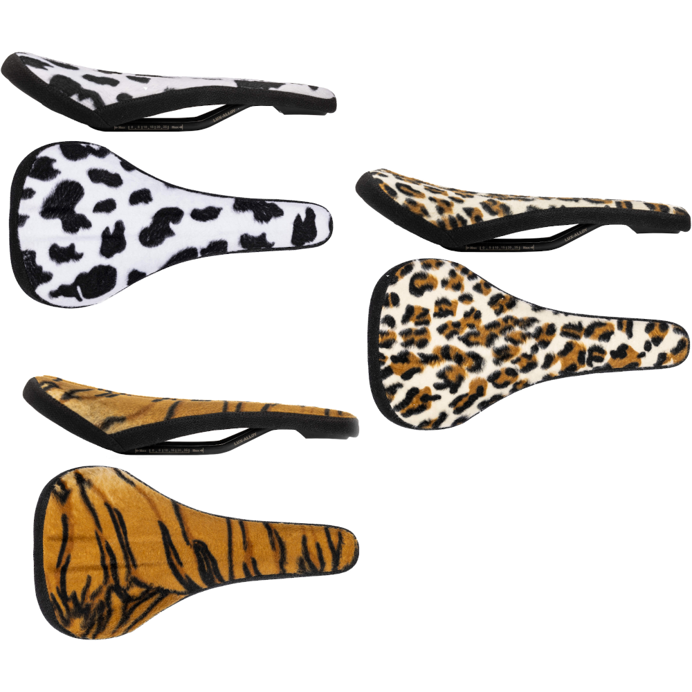 SDG Bel Air V3 Lux-Alloy Animal Print Saddle MTB Seat Cow Leopard