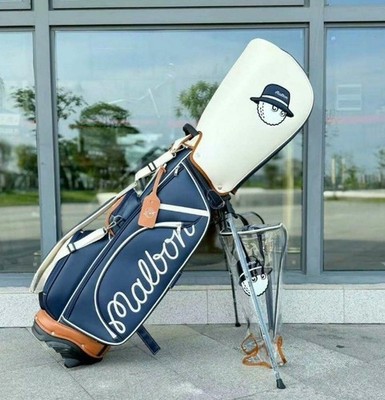 Malbon Golf Caddy Bag Navy 5-flame 3.9kg #GMN077NV | eBay