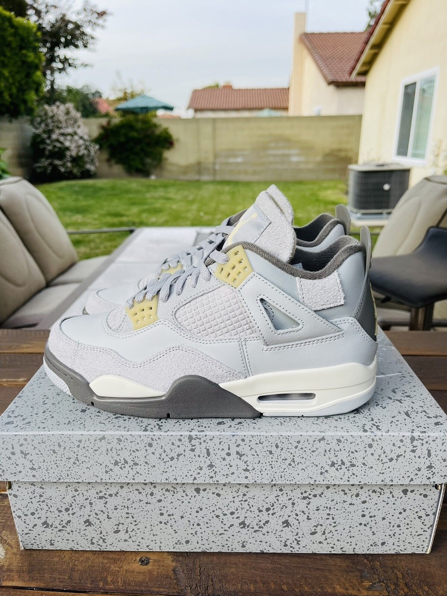 Air Jordan 4 Retro SE Craft Photon Dust Grey DV3742-021 Men Size