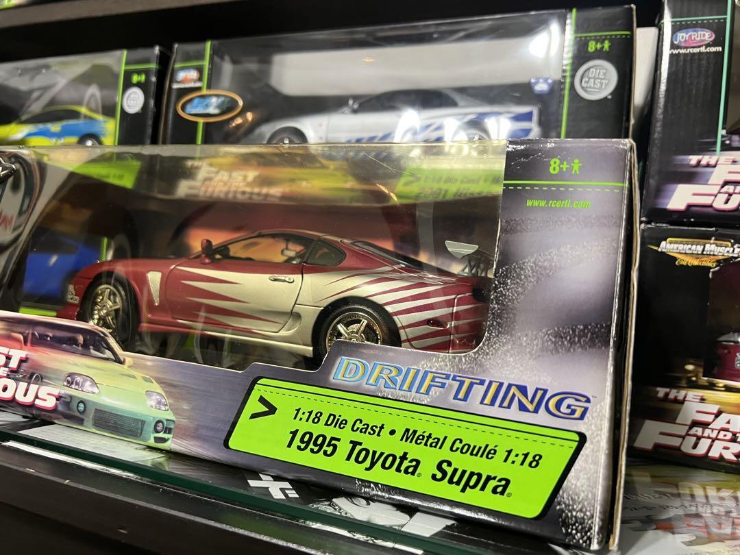 ERTL 1/18 Fast and Furious Drifting 1995 Toyota Supra Diecast Mini