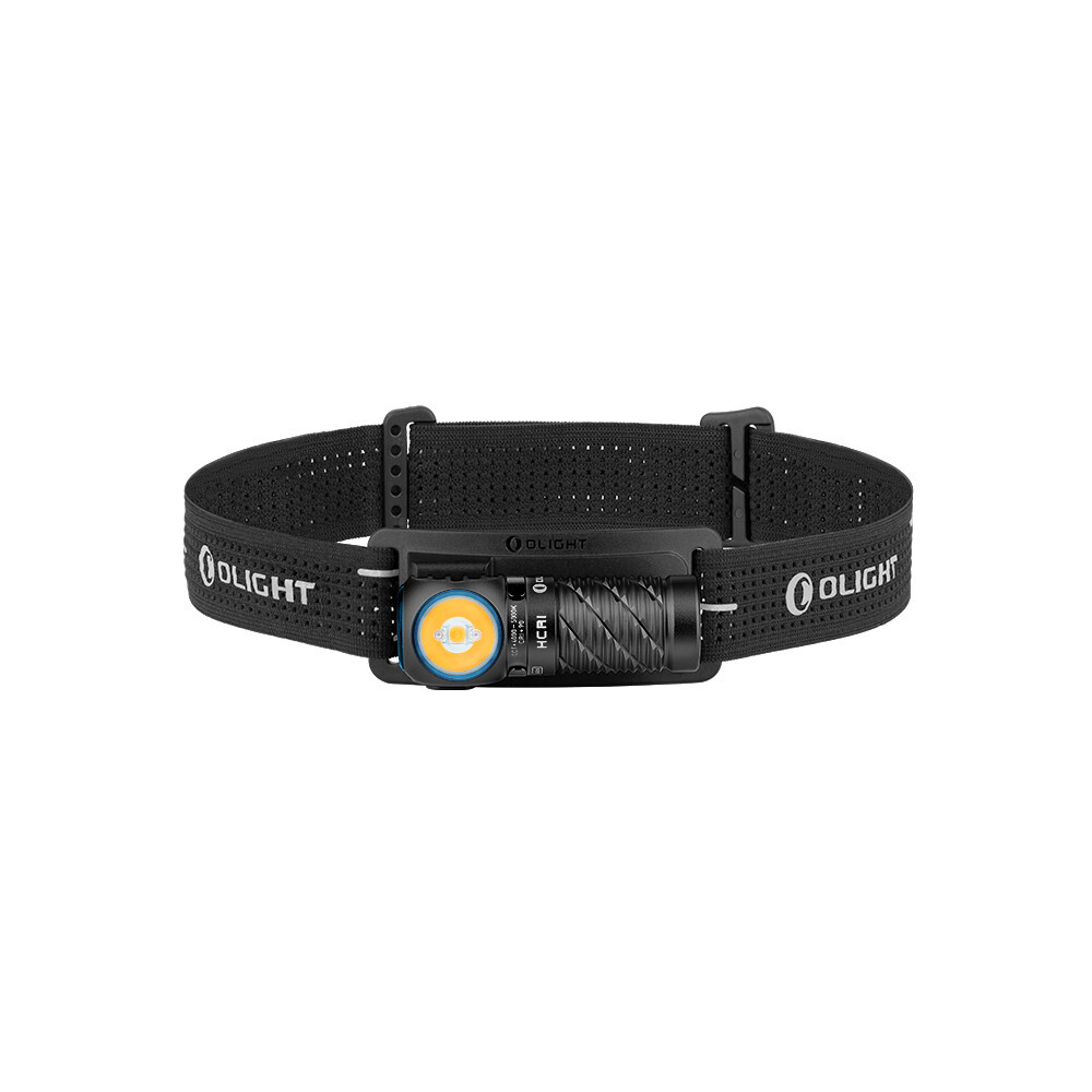 Olight Perun 3 Mini Black HCRI NW Headlamp & Flashlight, Red/White