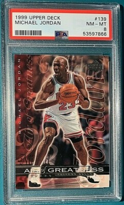 1999 Upper Deck Basketball #139 Michael Jordan Air of Greatness