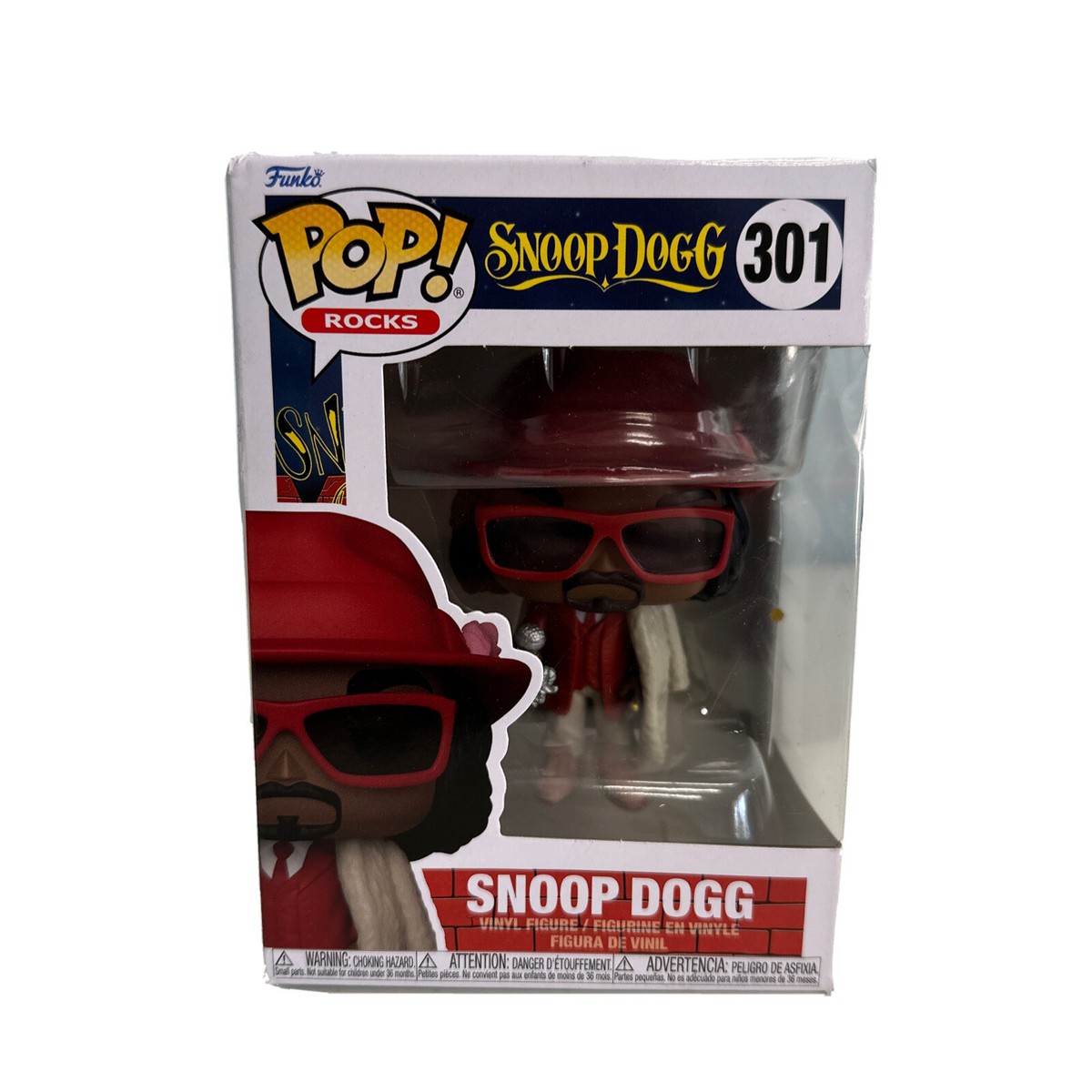Funko Pop Snoop Dogg 301 Vinyl Figure NEW (box distressed) | eBay