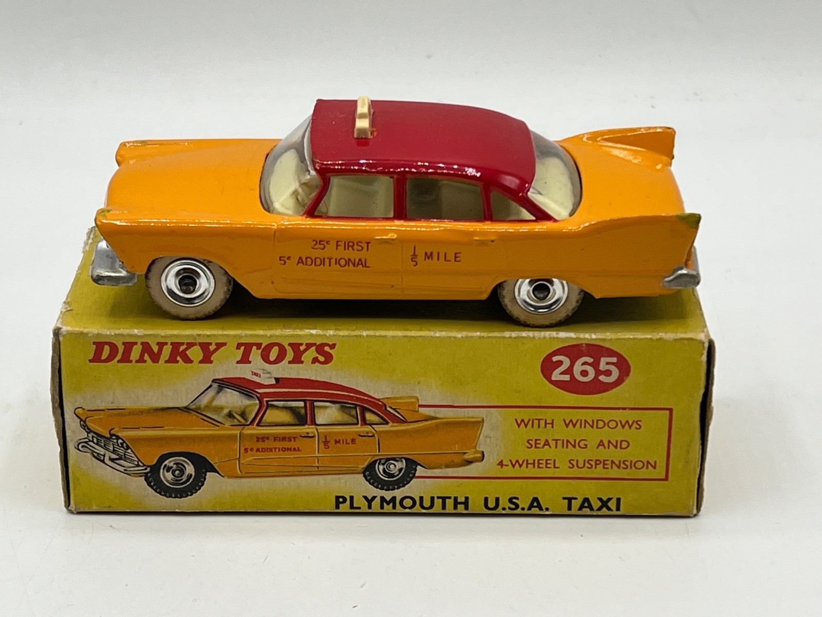Dinky 265, Plymouth Taxi - Free Price Guide & Review