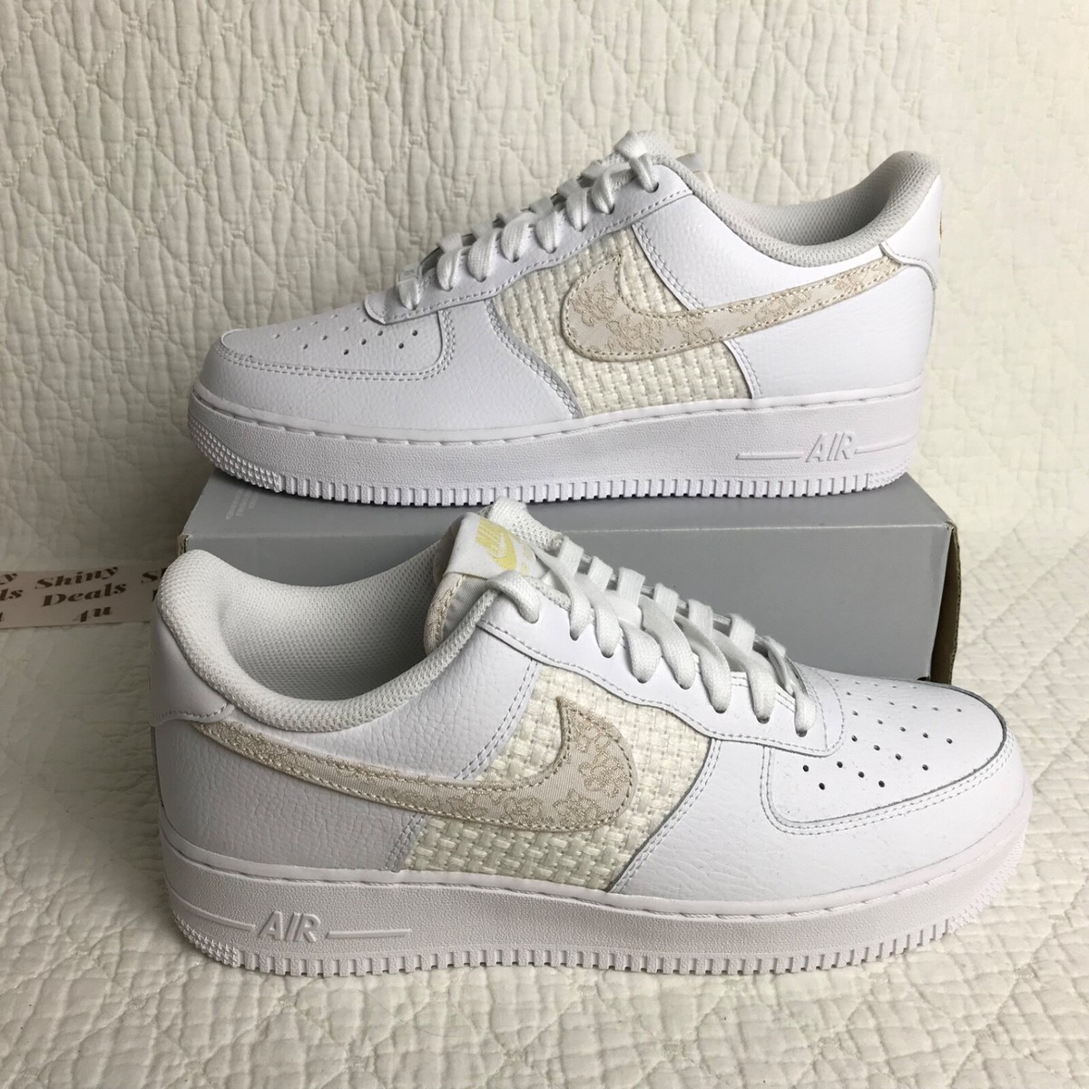 Nike Air Force 1 '07 SE Shoes Women's SZ 10.5 White/Sail DO9458