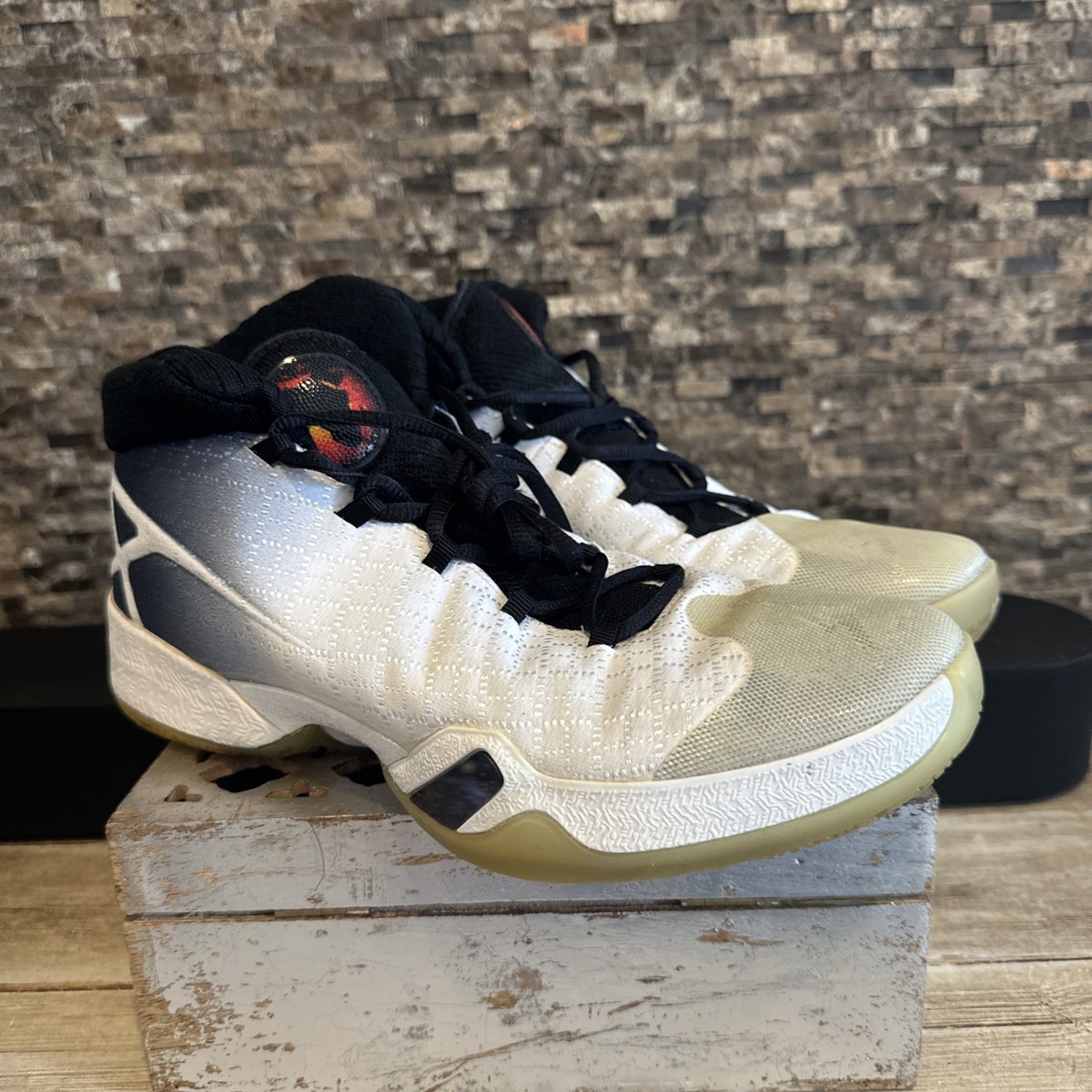 Nike Air Jordan Men's Size 8 30 XXX Basketball Shoes Wolf Gray