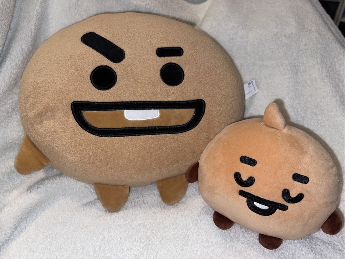BT21 shooky Plush Bundle Of 2 Plush BTS SUGA SOFT CUTE KPOP LINE