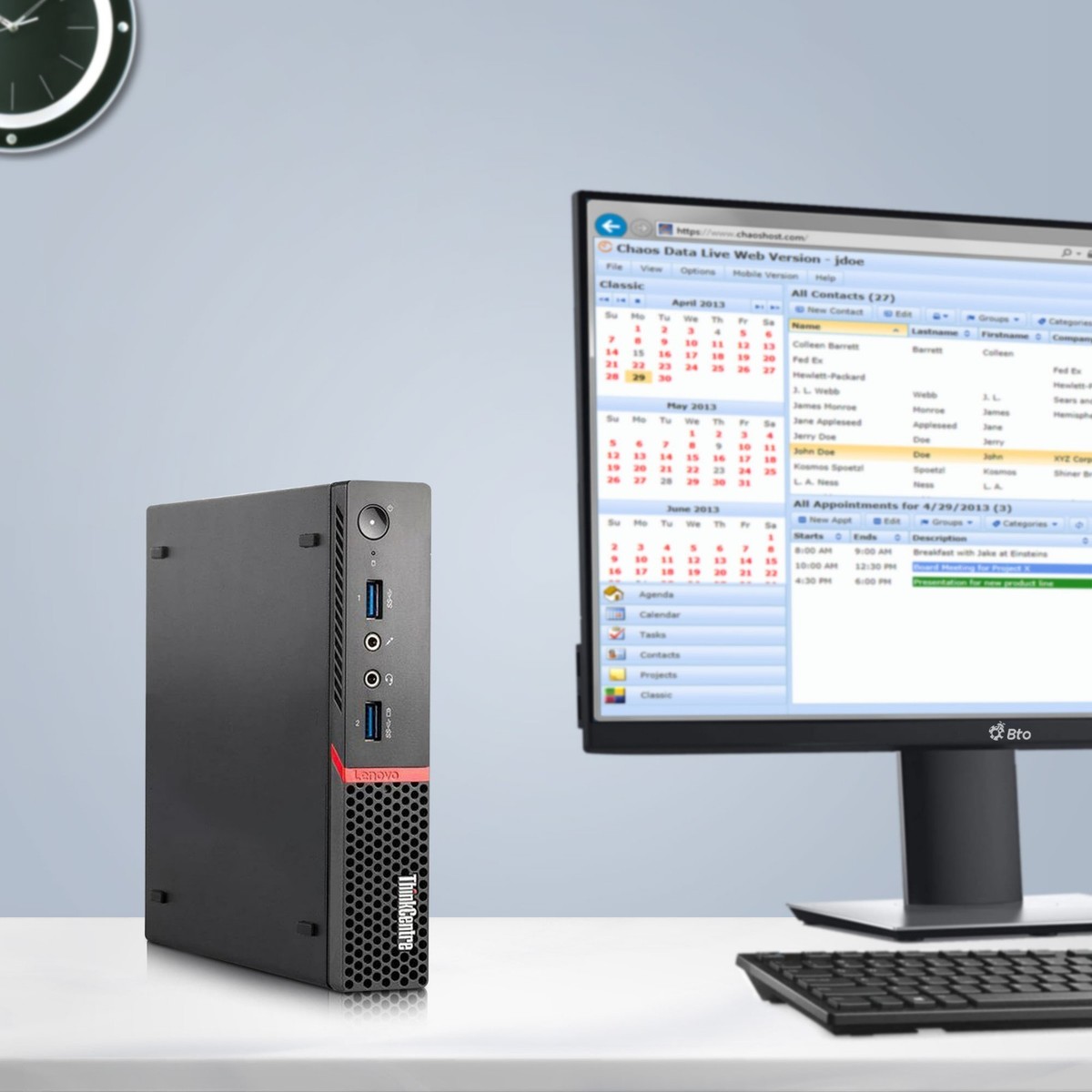 Lenovo ThinkCentre Tiny Mini PC Intel i5-6th 8GB RAM 256GB SSD