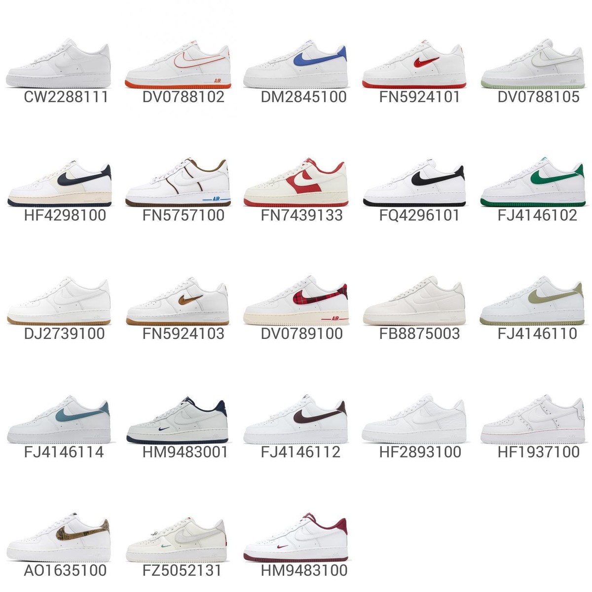 Nike Air Force 1 Low White / Sail Men / Unisex Classic Casual