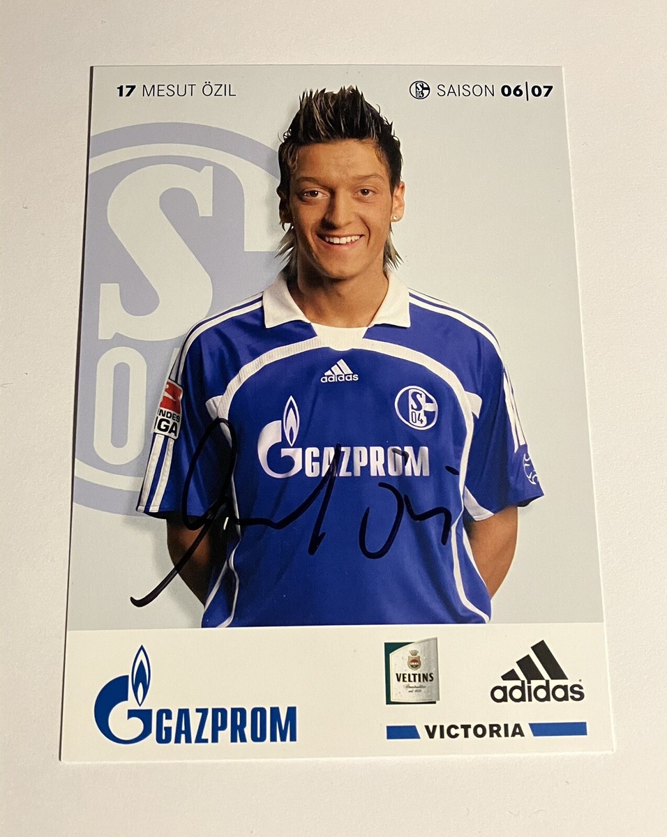 Mesut Ozil 2006-07 Original Hand Signed Schalke 04 Autograph