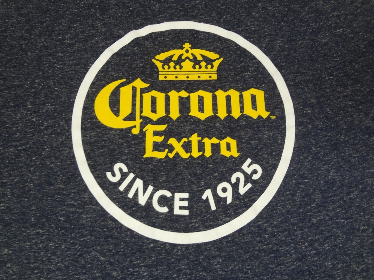 CORONA EXTRA SINCE 1925 HEATHER BLUE XL T-SHIRT H1544 | eBay