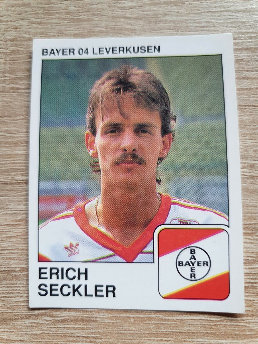 Panini Fussball 90 Erich Seckler 187 Bayer Leverkusen Bundesliga