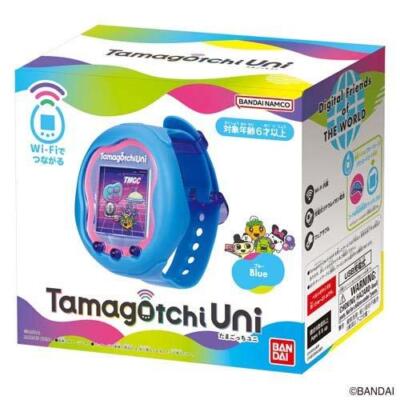 NEW) Tamagotchi Uni Blue in Box BANDAI 2024 Wi-Fi Brand from Japan