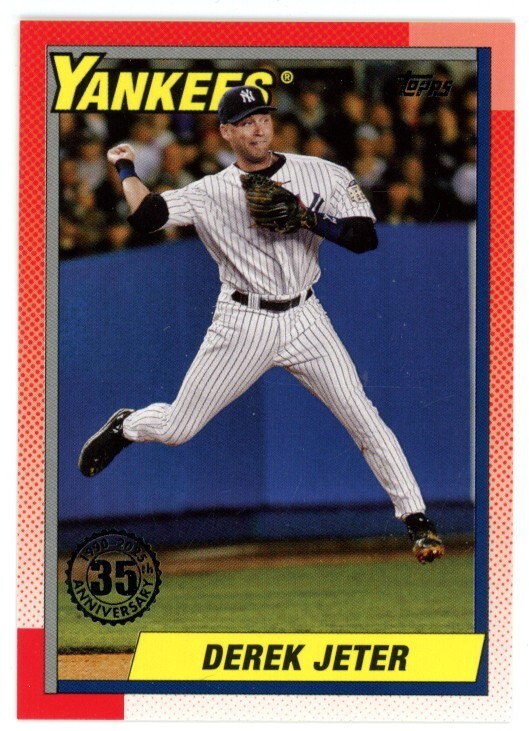 2025 Topps Series 1 DEREK JETER 1990 Topps Baseball #T90-87