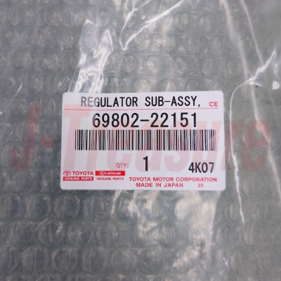 TOYOTA MARK2 JZX90 94-96 Genuine F/Door Window Regulator LH 69802