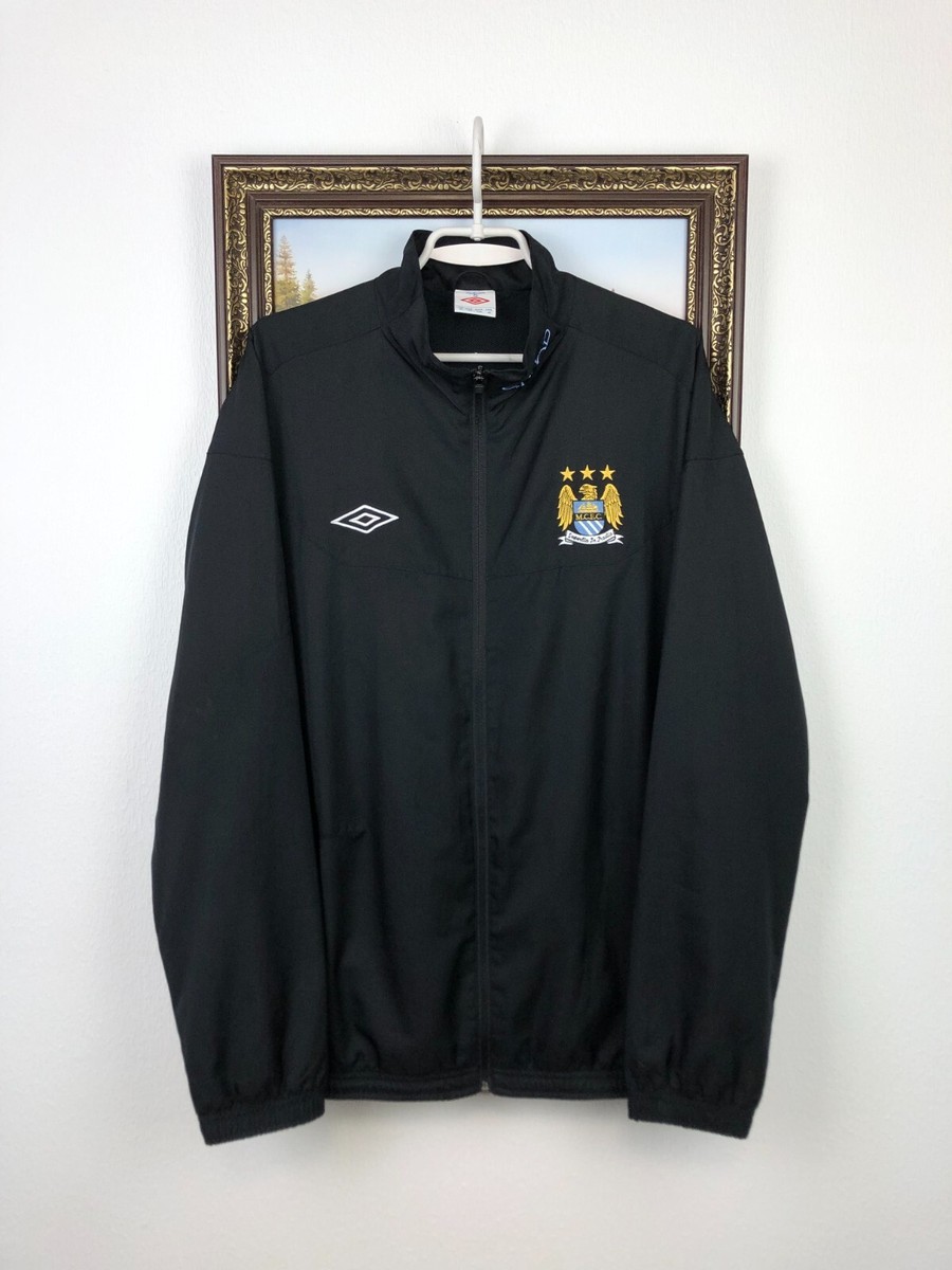 Vintage Umbro Manchester City Football Jacket Soccer Track Top