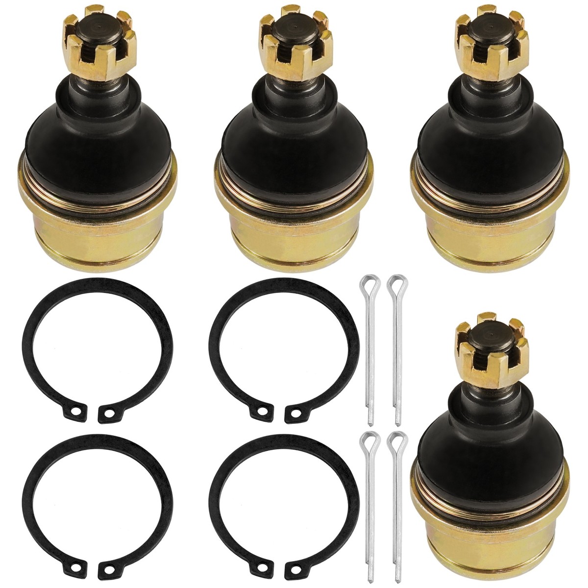 4 Upper and Lower Knuckle Ball Joint Fits Honda 51375-HP5-601