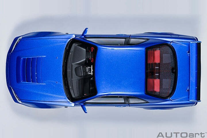 1/18 Nissan Skyline GT-R R34 Nismo Z-Tune RHD Bayside Blue Model