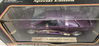 NIB Maisto Special Edition Lamborghini Jota (1995) 1:18 Purple