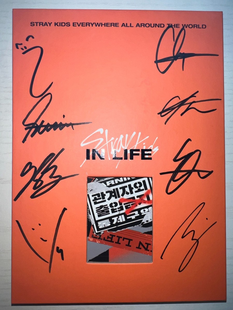 STRAY KIDS [IN LIFE] Autographed Signed Promo Album STRAYKIDS IN生