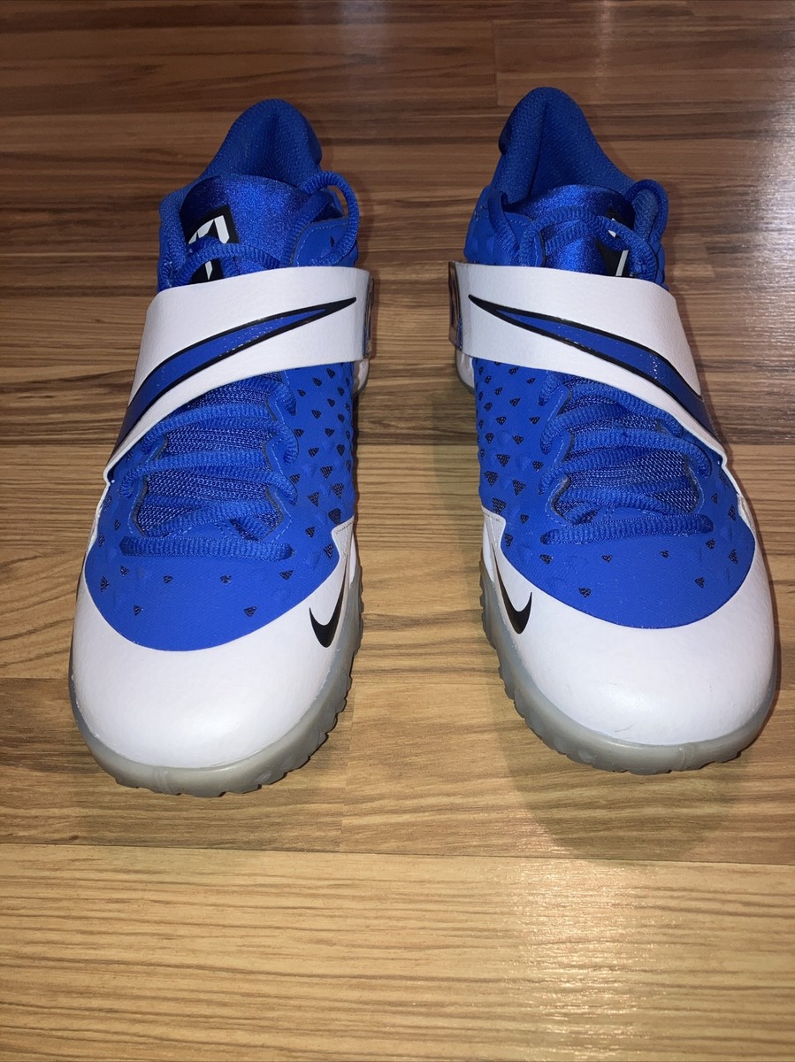 Nike Men's Force Zoom Trout 6 Turf Shoes Baseball Royal Blue White