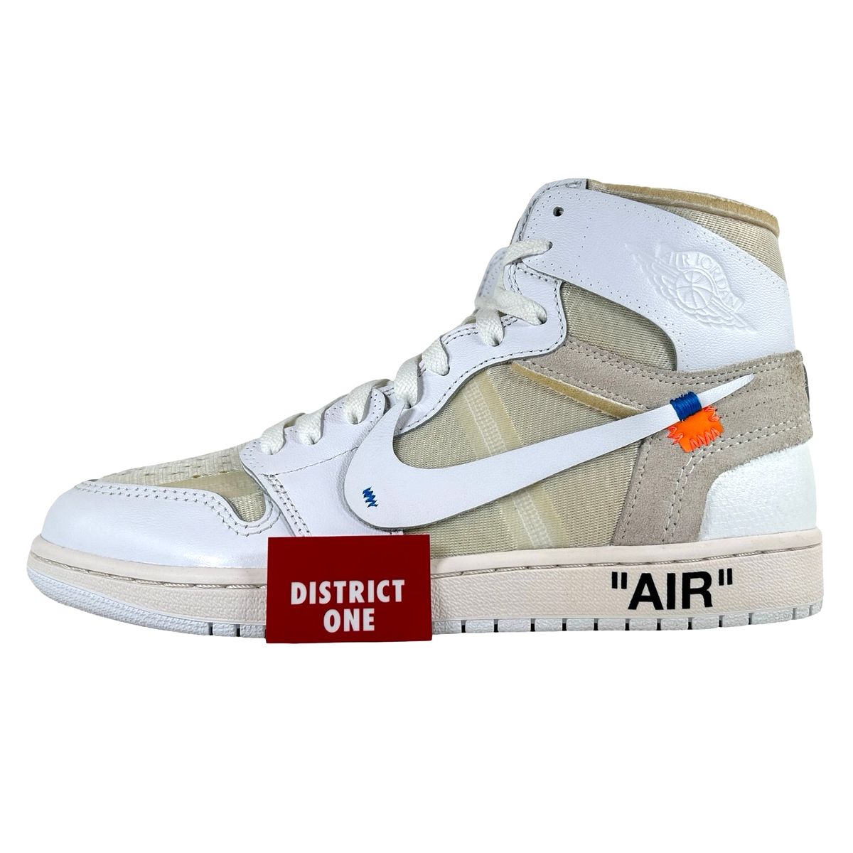 Off White x Air Jordan 1 Retro High OG White 2018 - Size 9.5