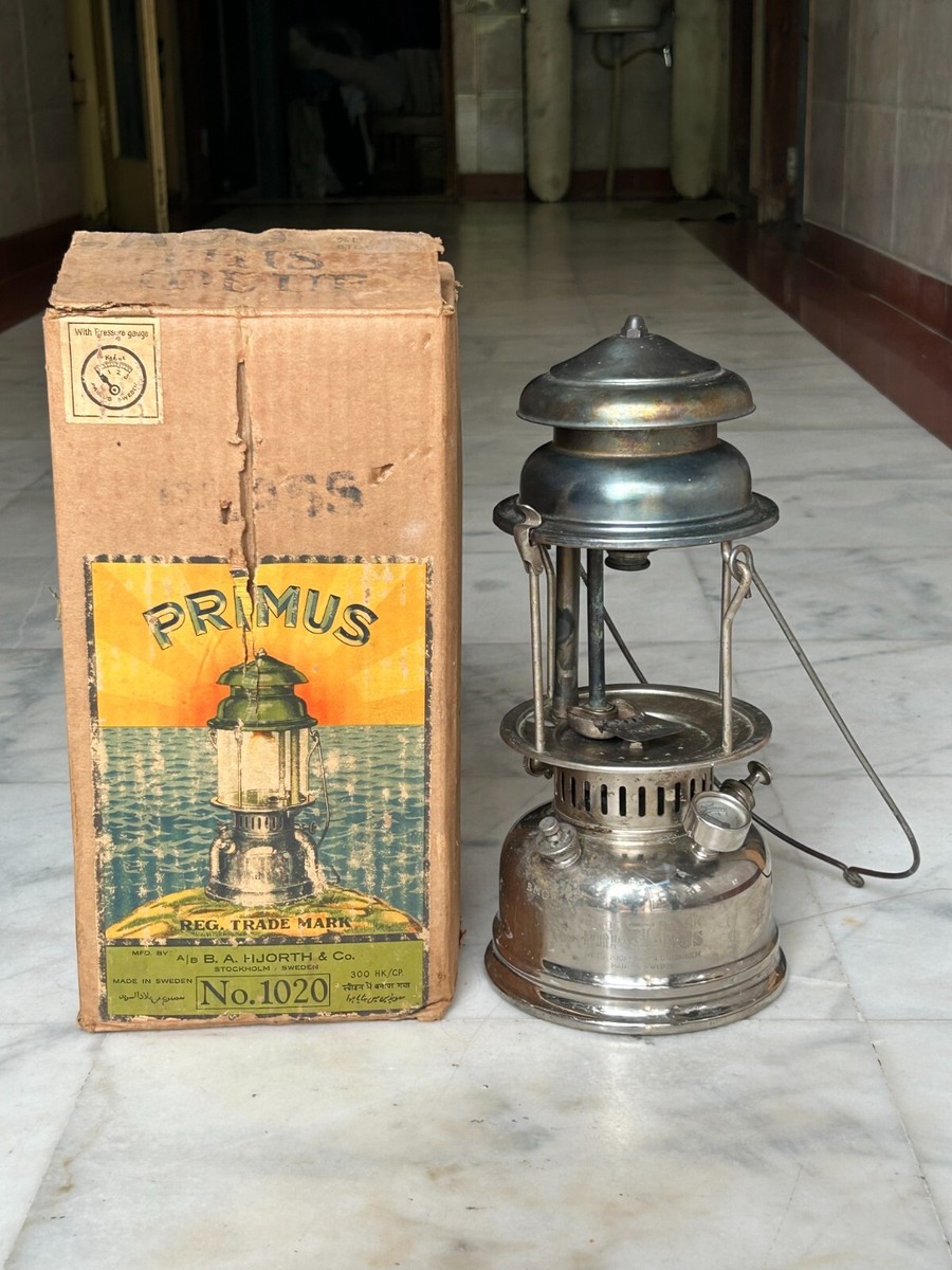VINTAGE PRIMUS NO.1020 AB BA HJORTH & CO. KEROSENE PRESSURE