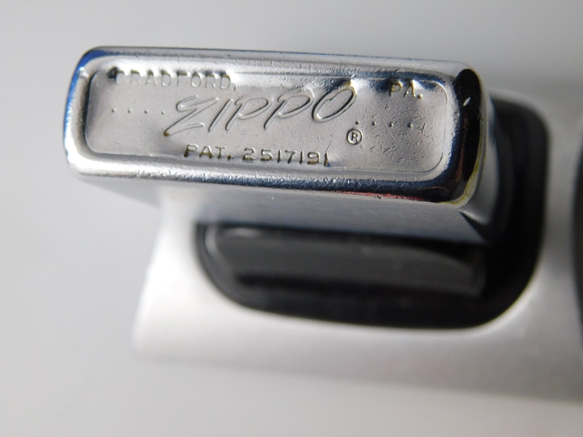 ZIPPO LIGHTER 1959 PAT 251791 PLYMOUTH LEESBURG ALBURNDALE FREEZER