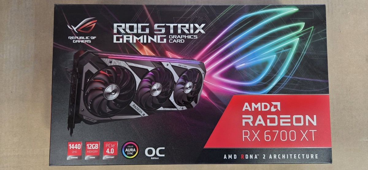 ASUS ROG Strix Radeon RX 6700 XT OC Gaming 12GB GDDR6 Graphics