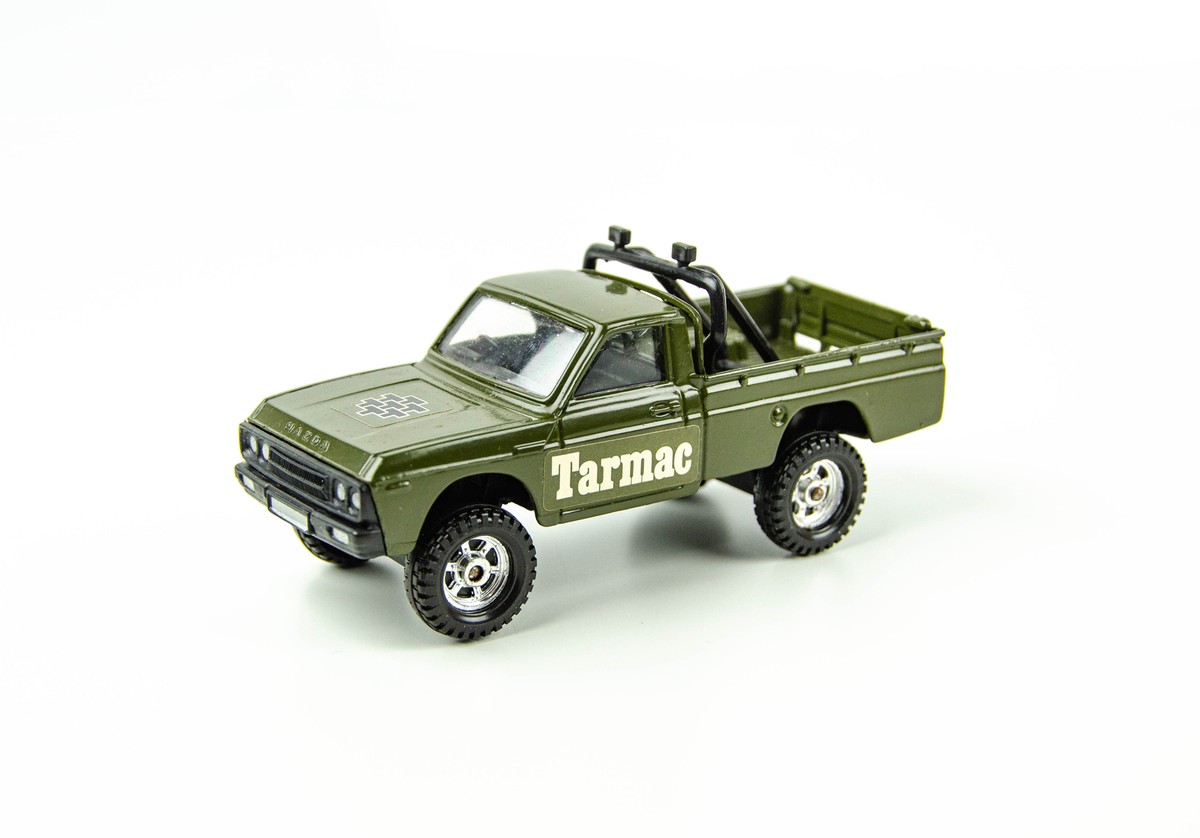 Corgi 1/36 Mazda B1600 4x4 Lifted Pickup Truck Tarmac Army Green