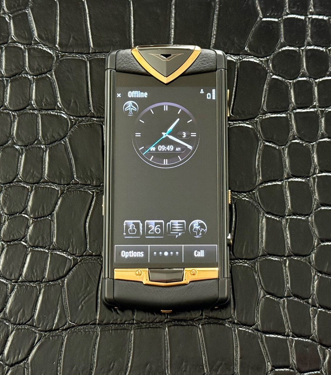 VERTU Constellation Touch Black PVD 18K Solid Rose Gold Global GSM