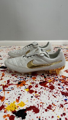 NIKE TIEMPO LEGEND V RONALDINHO TOUCH OF GOLD FG SZ 9 717137-190