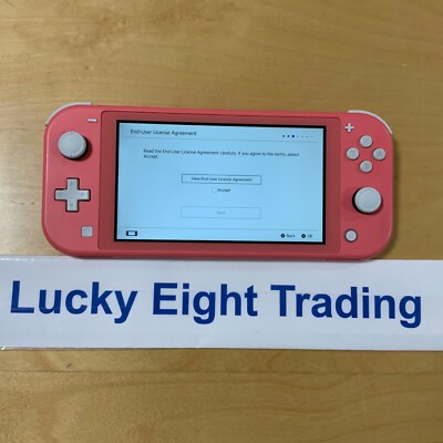Nintendo Switch Lite Coral Pink Console only [H] | eBay