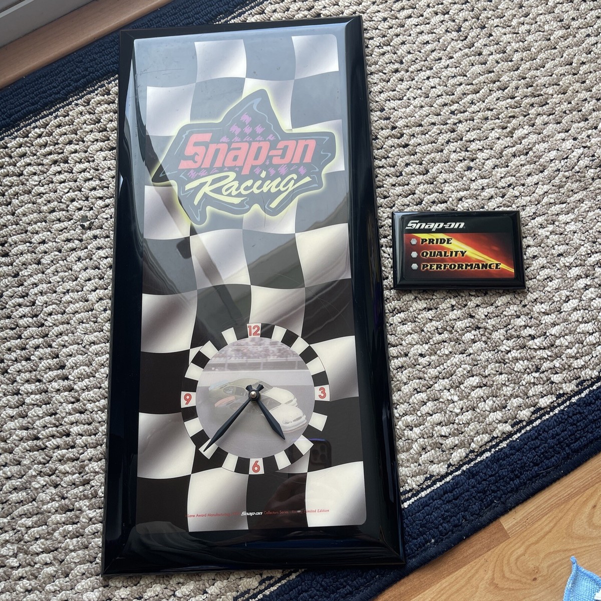 Rare Limited Edition Snap On Racing Clock Lane 1999 + Magnet | eBay
