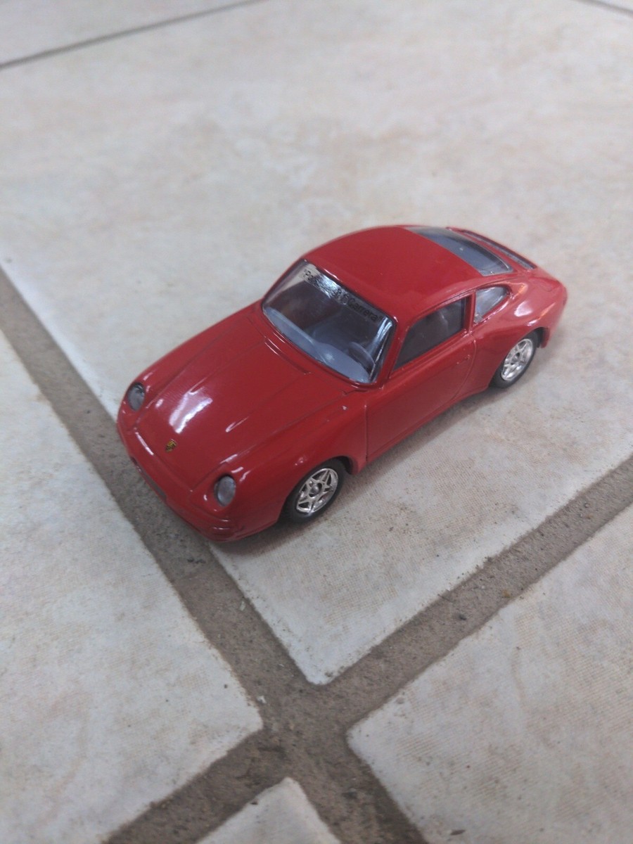 Vintage 1993 Burago Porsche 911 Carrera 1/43 Scale Model Sport Car