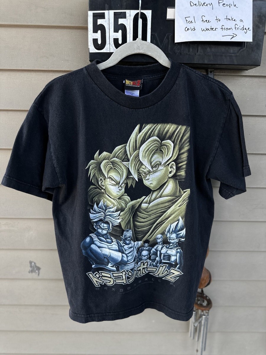 Vintage 90s Dragon Ball Z Goku Vegeta Super Seiyan Anime Manga t
