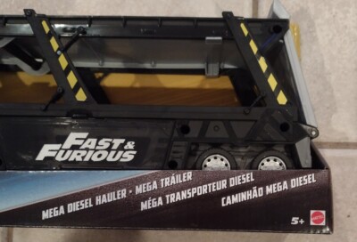 Rare Mattel Fast & Furious Mega Diesel Hauler Black Hot Wheels
