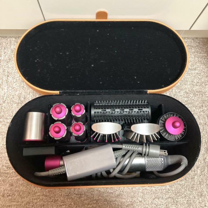 Dyson Airwrap Complete Hair Styler Set Iron Nickel Fuchsia HS01