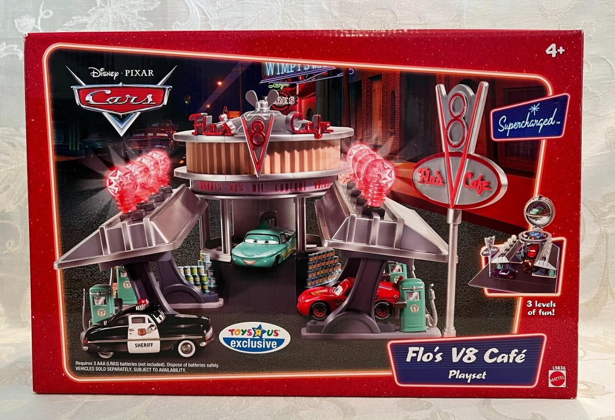 Disney Pixar Cars Flo's V8 Cafe Playset Supercharged Toys R Us