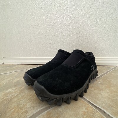 Vintage Salomon Contagrip Slip On SnowClogs Womens Sz 10 Black