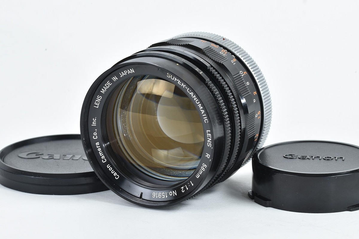 Canon Super Canomatic R 58mm f1.2 Lens FL / FD Mount [Very good