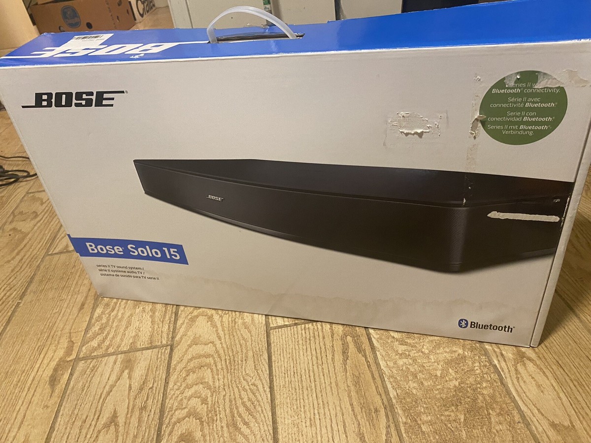 Bose Solo 15 Series II TV Soundbar Bluetooth System -Black Bose