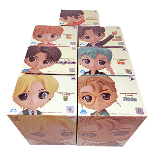 BTS TinyTAN Dynamite Q Posket Figure A Type Full Complete Set