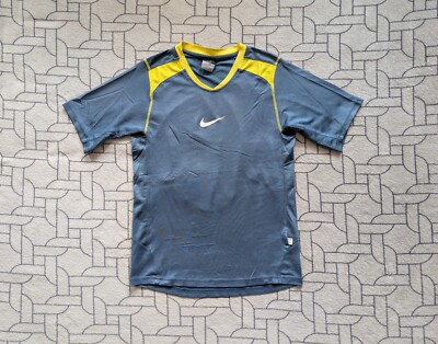 ○ RARE RF FEDERER US OPEN 2005 TENNIS SHIRT NIKE SIZE BOYS (12/13