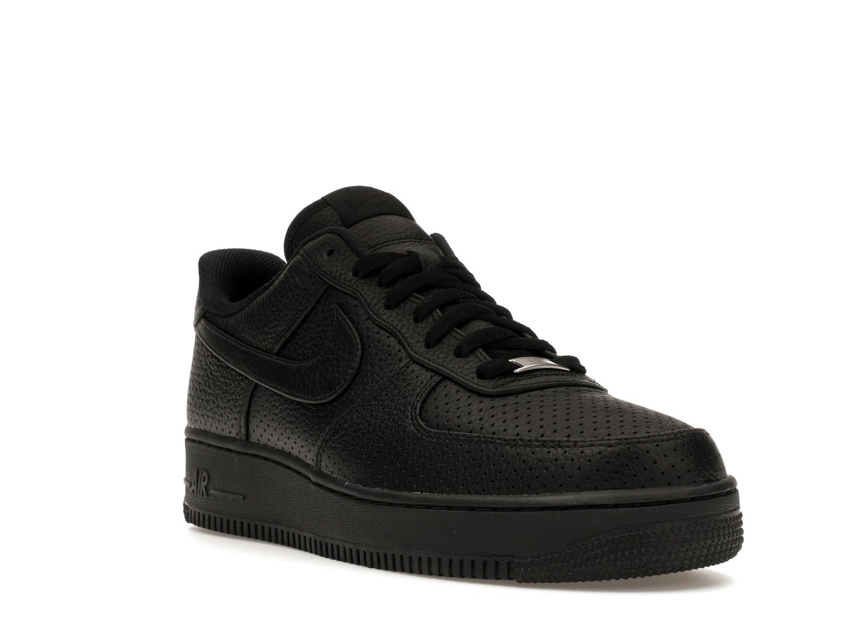Nike Air Force 1 Perforated Black - HF8189-001 | eBay