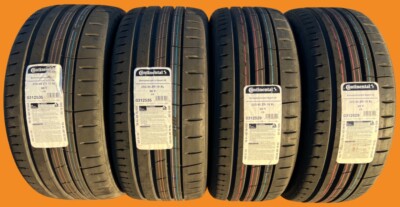 4X NEW Continental ExtremeContact Sport 02 Tires 2X 255/35ZR19
