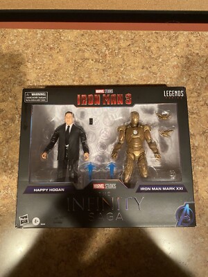 Marvel Legends The Infinity Saga Iron Man 3 HAPPY HOGAN & IRON MAN