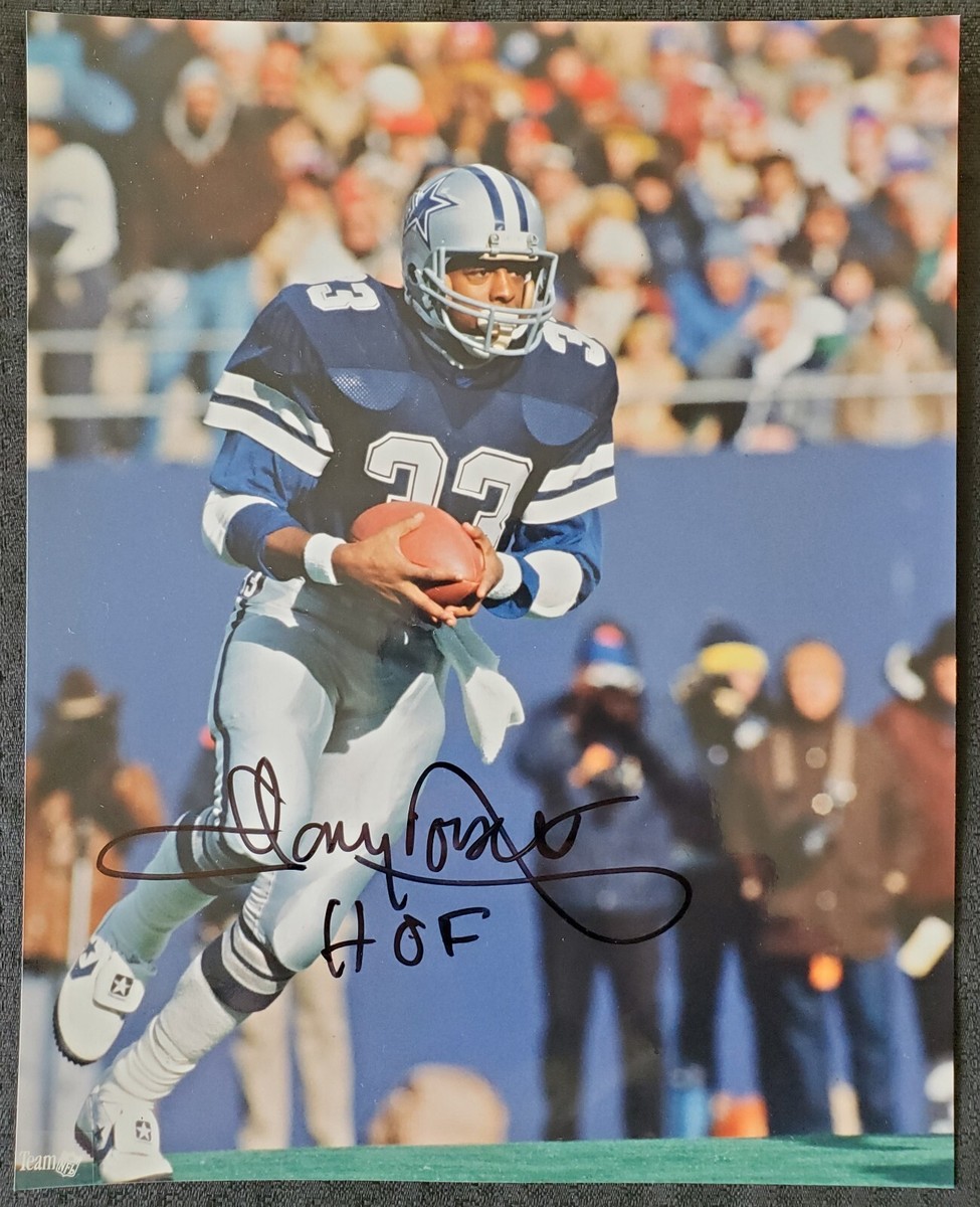 Tony Dorsett Autograph Dallas Cowboys NFL Official 8x10 Photograph