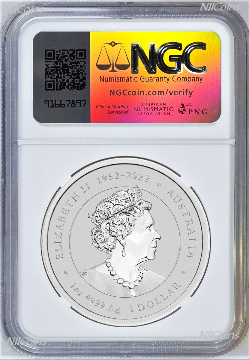 2024 Australia .9999 Silver Lunar Year of the Dragon NGC MS70 1oz